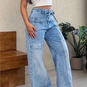 Baggy cargo jeans new no tags